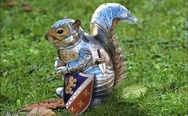 Squirrel in armor.