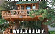 If I was given a dollar everytime someone told me to grow up, I would build an awesome treehouse