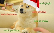 Much jingle. Such Christmas doge.