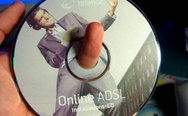 Just a cd with a finger